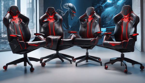 Des fauteuils et PC gamer au design scorpion pour un confort optimal